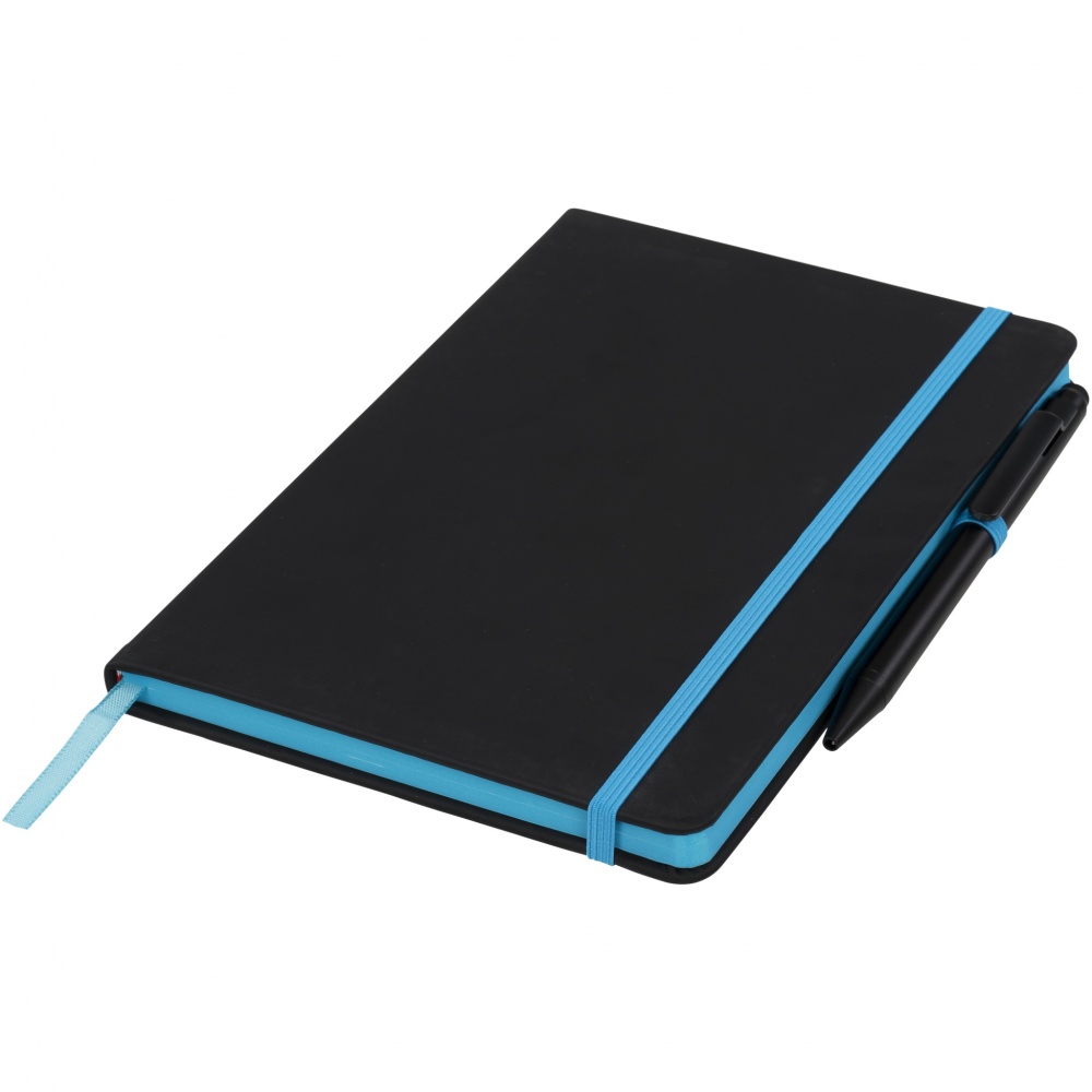 Logo trade promotional gifts image of: Noir Edge medium notebook