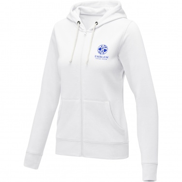 Logo trade promotional giveaways picture of: Theron women’s full zip hoodie