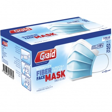 Logo trade advertising products image of: Moore type IIR face mask