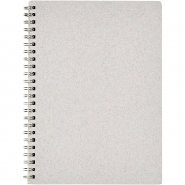 Logotrade promotional item picture of: Bianco A5 size wire-o notebook