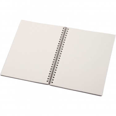 Logo trade promotional items image of: Bianco A5 size wire-o notebook