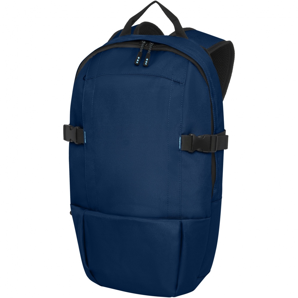 Logo trade promotional items image of: Baikal 15" GRS RPET laptop backpack 8L