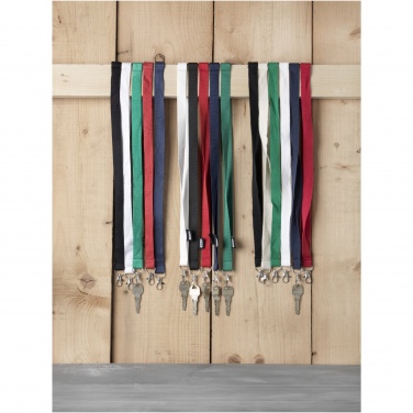 Logotrade advertising product image of: Tom recycled PET lanyard with breakaway closure
