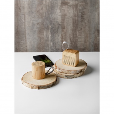 Logo trade corporate gift photo of: Lako bamboo Bluetooth® speaker 