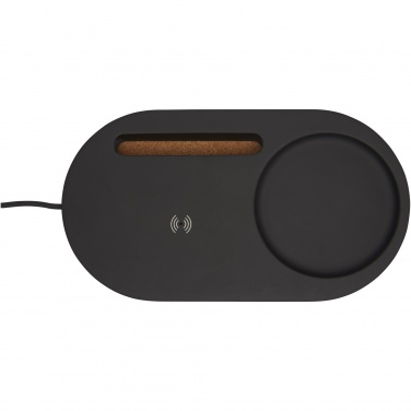 Logo trade promotional products picture of: Klip 5W wireless charging desk organizer