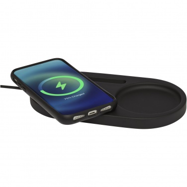 Logotrade promotional merchandise image of: Klip 5W wireless charging desk organizer