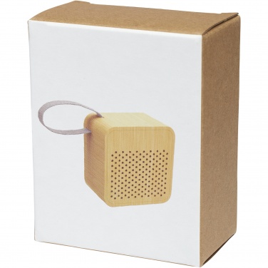 Logo trade promotional giveaway photo of: Arcana bamboo Bluetooth® speaker