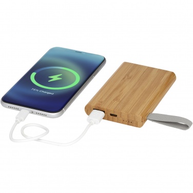 Logotrade promotional gift picture of: Tulda 5000 mAh bamboo power bank