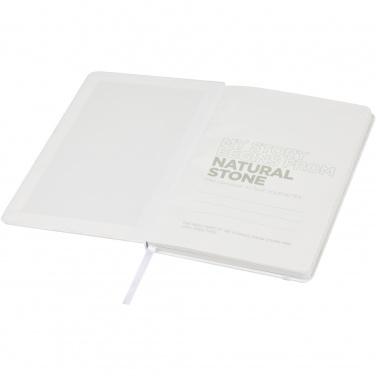 Logo trade promotional merchandise picture of: Breccia A5 stone paper notebook