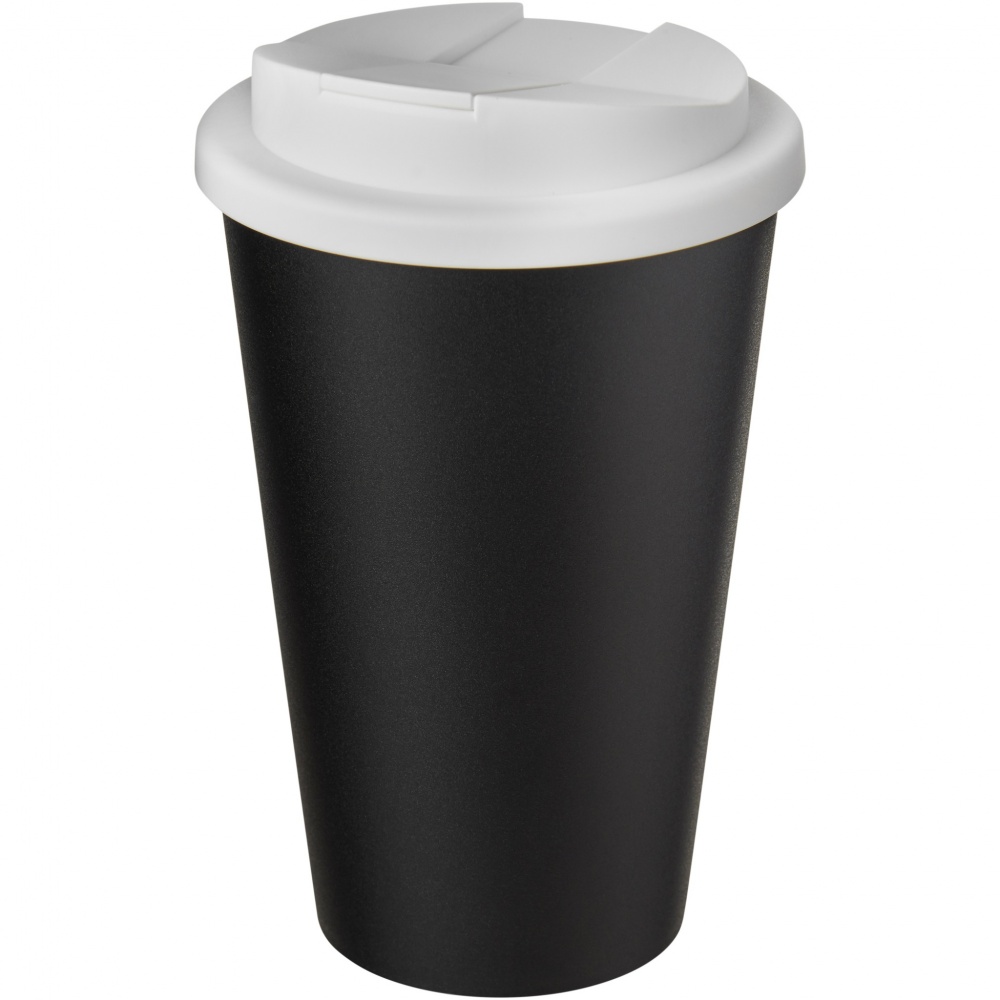 Logo trade promotional merchandise image of: Americano® Eco 350 ml recycled tumbler with spill-proof lid