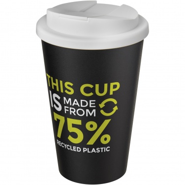 Logotrade promotional gift image of: Americano® Eco 350 ml recycled tumbler with spill-proof lid