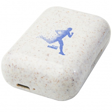 Logo trade advertising products picture of: Nantai wheat straw True Wireless earbuds