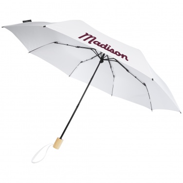 Logotrade promotional giveaway picture of: Birgit 21'' foldable windproof recycled PET umbrella