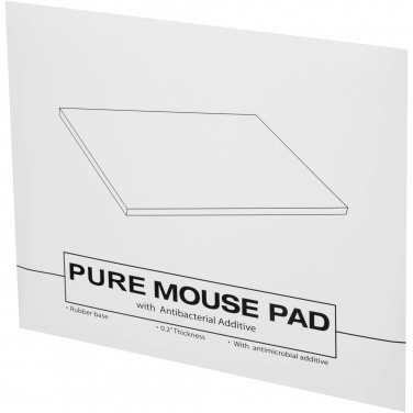 Logo trade promotional gifts image of: Pure mouse pad with antibacterial additive
