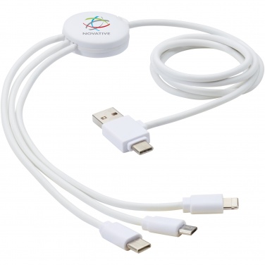 Logotrade promotional items photo of: Pure 5-in-1 charging cable with antibacterial additive