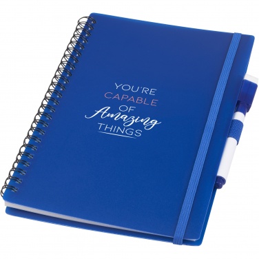 Logo trade corporate gifts picture of: Pebbles reference reusable notebook