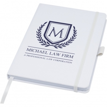 Logotrade promotional gift picture of: Honua A5 recycled paper notebook with recycled PET cover