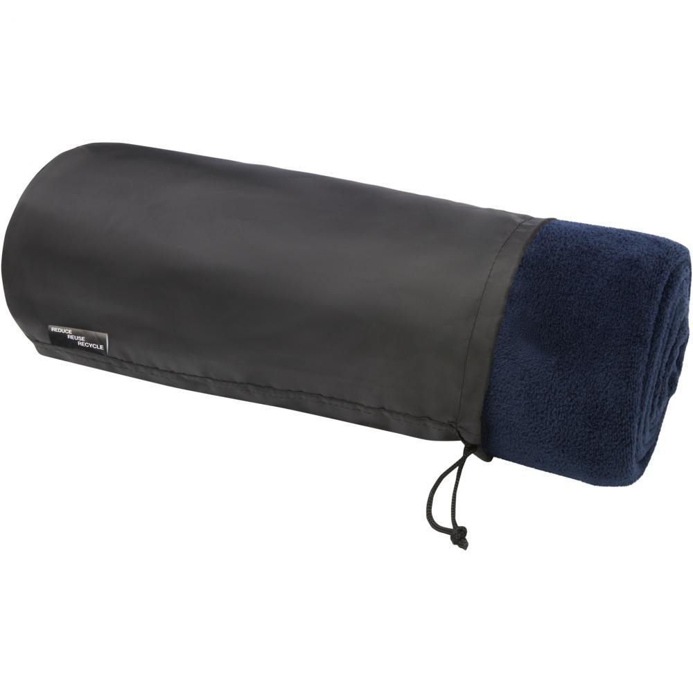 Logotrade corporate gifts photo of: Lily GRS certified RPET coral fleece blanket