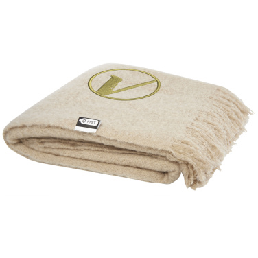 Logo trade promotional giveaway photo of: Ivy GRS certified RPET blanket