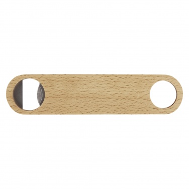 Logo trade corporate gifts image of: Origina wooden bottle opener