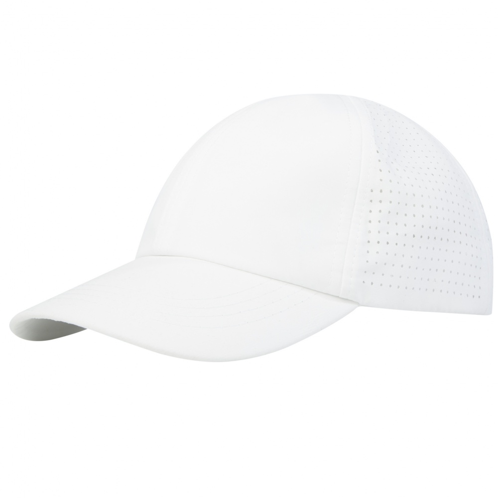Logo trade promotional item photo of: Mica 6 panel GRS recycled cool fit cap