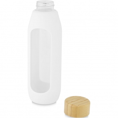 Logotrade promotional item picture of: Tidan 600 ml borosilicate glass bottle with silicone grip