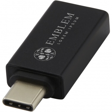 Logotrade promotional merchandise photo of: ADAPT aluminum USB-C to USB-A 3.0 adapter