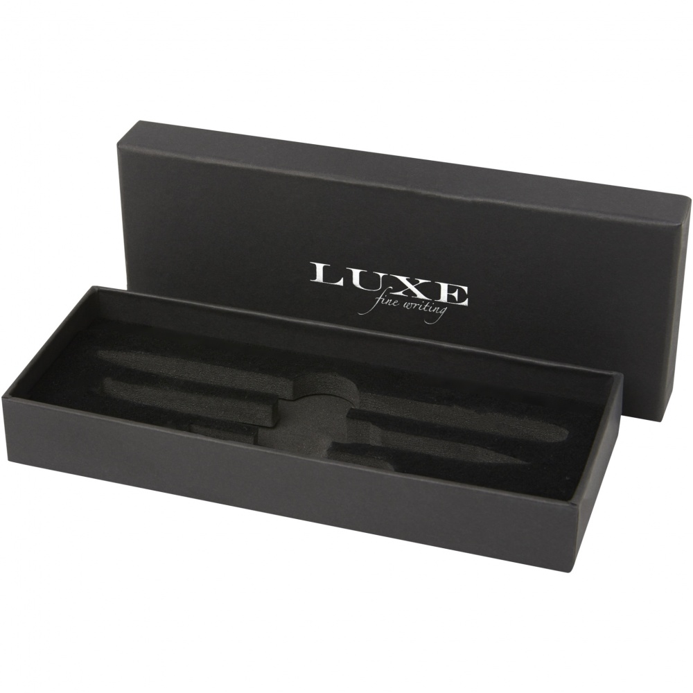Logo trade promotional item photo of: Tactical Dark duo pen gift box