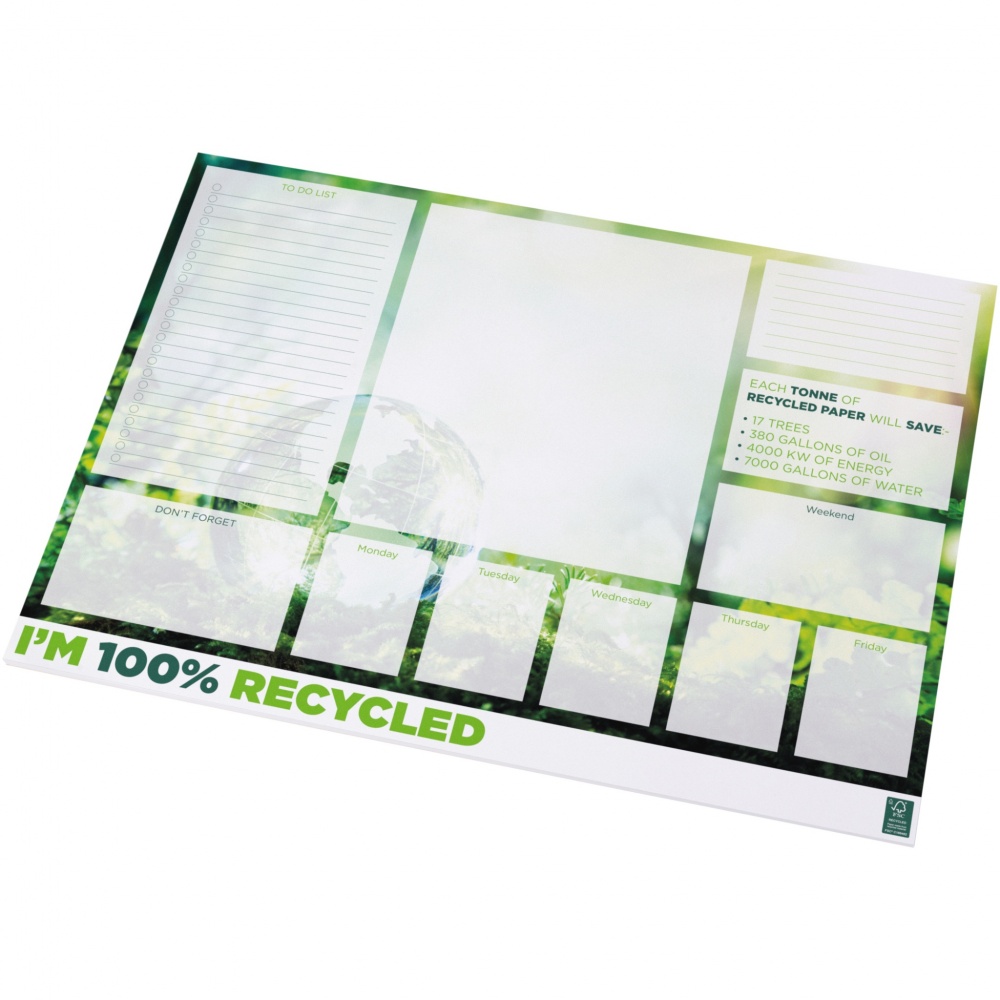 Logo trade promotional item photo of: Desk-Mate® A2 recycled notepad