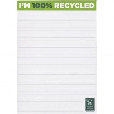 Logo trade promotional giveaway photo of: Desk-Mate® A5 recycled notepad