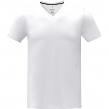 Logo trade promotional items picture of: Somoto short sleeve men's V-neck t-shirt 