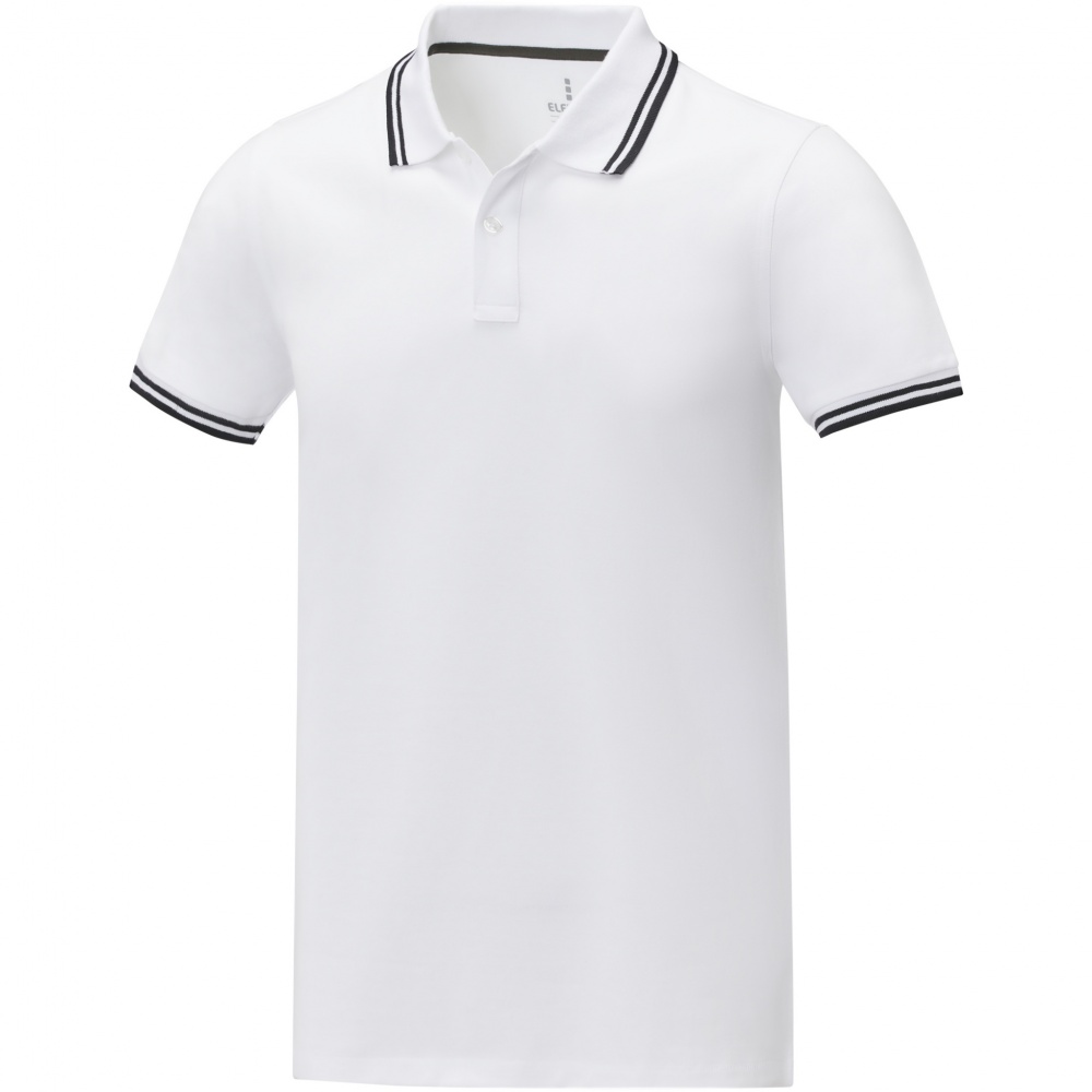 Logotrade advertising product picture of: Amarago short sleeve men's tipping polo