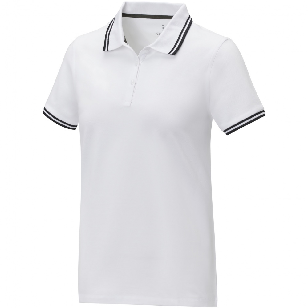 Logotrade promotional gifts photo of: Amarago short sleeve women's tipping polo
