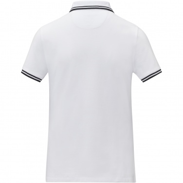 Logo trade promotional giveaway photo of: Amarago short sleeve women's tipping polo