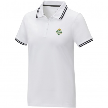 Logotrade promotional giveaway image of: Amarago short sleeve women's tipping polo