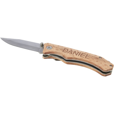 Logo trade promotional products image of: Dave pocket knife with belt clip