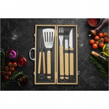 Logo trade promotional giveaway photo of: Churras 5-piece BBQ set