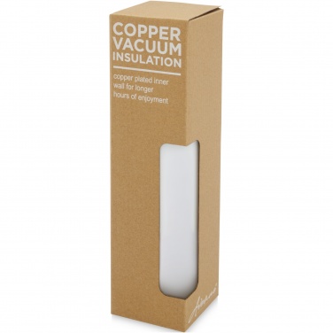 Logotrade promotional gift picture of: Marka 600 ml copper vacuum insulated bottle with metal loop