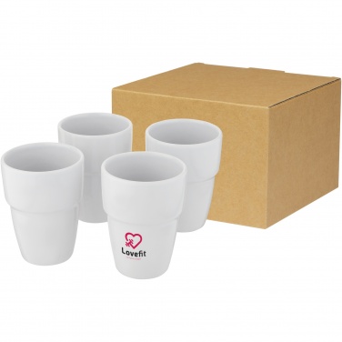 Logotrade corporate gifts photo of: Staki 4-piece 280 ml stackable mug gift set