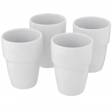 Logo trade promotional gifts picture of: Staki 4-piece 280 ml stackable mug gift set