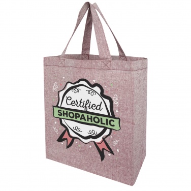 Logo trade business gift photo of: Pheebs 150 g/m² recycled gusset tote bag 13L