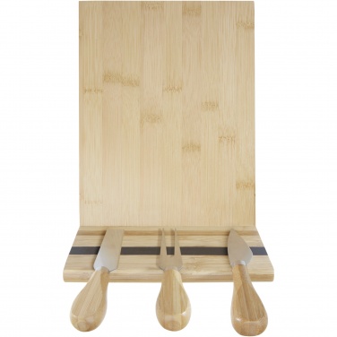Logotrade advertising product image of: Mancheg bamboo magnetic cheese board and tools