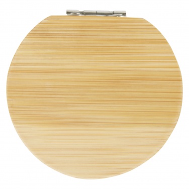 Logotrade promotional product image of: Afrodit bamboo pocket mirror