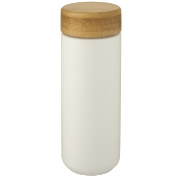 Logotrade corporate gifts photo of: Lumi 300 ml ceramic tumbler with bamboo lid