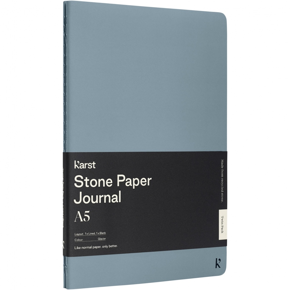 Logotrade promotional giveaways photo of: Karst® A5 stone paper journal twin pack