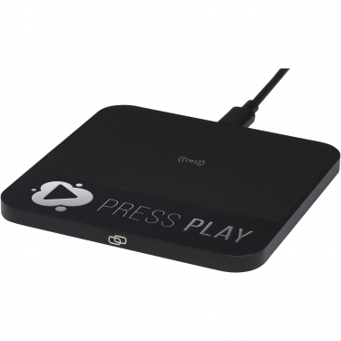 Logo trade corporate gifts picture of: Hybrid 15W premium wireless charging pad
