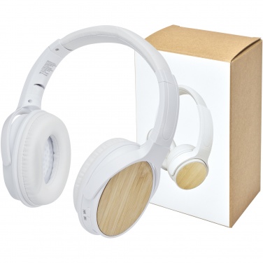 Logotrade corporate gifts photo of: Athos bamboo Bluetooth® headphones with microphone