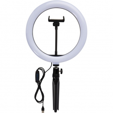 Logotrade corporate gifts photo of: Studio ring light for selfies and vlogging with phone holder and tripod
