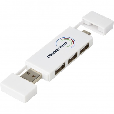 Logo trade promotional merchandise picture of: Mulan dual USB 2.0 hub