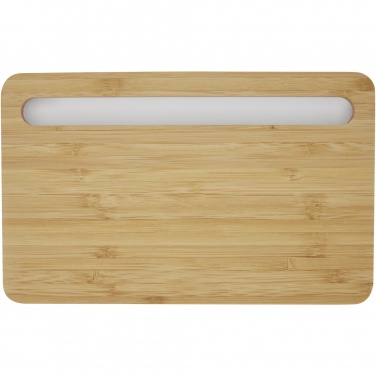 Logo trade promotional gift photo of: Medake 10W bamboo wireless charger